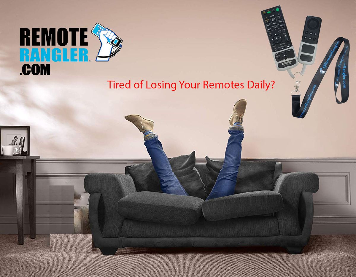 Person upside down in the couch cushions, legs in the air, searching for a lost remote